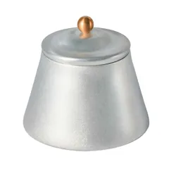 Сахарница «Арго» с крышкой алюмин. 250мл D=60,H=85мм серебрист., изображение 2