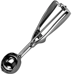 Ice cream spoon with mechanism  stainless steel  D=5, L=21cm  metal.