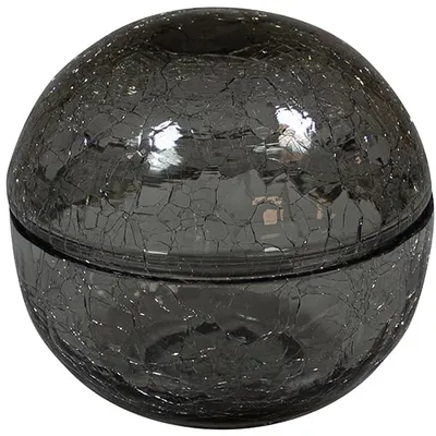 Салатник «Студия Ро» с крышкой «сфера» стекло D=12см серый, изображение 5