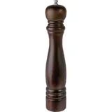 Salt/pepper mill, ceramic mechanism  wood  D=7, H=35cm  brown, silver.