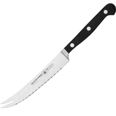 Нож барный «Глория Люкс» сталь нерж.,полипроп. ,L=230/125,B=17мм серебрист.,черный