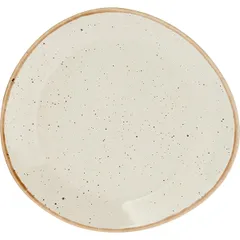 Тарелка «Пунто Бьянка» фарфор ,H=3,L=32,B=29см белый,черный