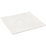 Блюдце «Онирос» фарфор ,L=14,B=14см белый