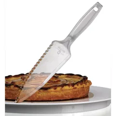 Pastry knife plastic ,L=29cm clear.