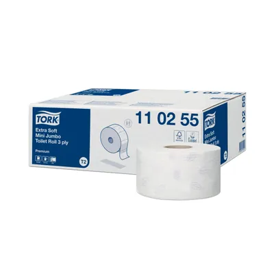 Tork т/б в мини-рулонах, премиум, 3 слоя, в коробе 12 , листов 600.