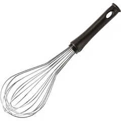 Whisk steel,plastic ,L=45/26,B=12cm metallic,black