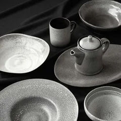 Чайник заварочный «Млечный путь» фарфор 0,5л черный,серый, изображение 4