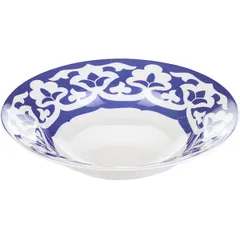 Тарелка глубокая «Идиллия-Восток» фарфор 230мл D=20см белый,синий, изображение 2