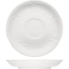 Saucer “Mozart” porcelain D=110,H=17mm white