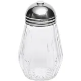 Сахарница с дозатором «Нью» стекло,сталь нерж. 280мл D=75,H=140,L=75,B=75мм прозр.,металлич.