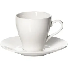 Чайная пара «Кунстверк» фарфор 250мл D=90/167мм белый