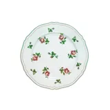 Тарелка «Нео Антирос» фарфор D=17,5см белый,зелен.