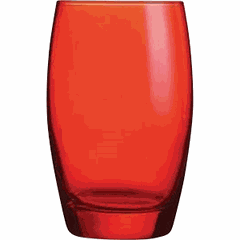 Highball “Salto” glass 350ml D=76,H=121mm red