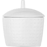 Сахарница «Сатиник» фарфор 285мл ,H=125,L=115,B=78мм белый