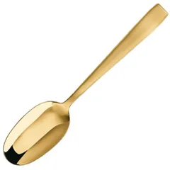 Tea spoon “Flat”  stainless steel , L=13.9 cm  gold