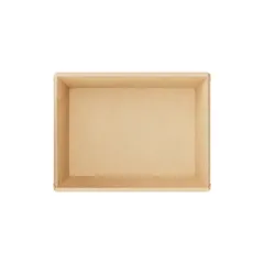 Контейнер бумажный OneClick картон 0,5л ,H=45,L=120,B=160мм св.корич., изображение 4