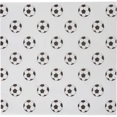 Бумага для конусов и сэндвичей «Футбольный мяч»[1000шт] ,L=30,5,B=30,5см белый