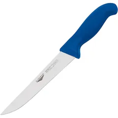 Нож для обвалки мяса сталь ,L=29/16,B=3см синий,металлич.