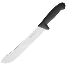 Knife for slicing meat , L=425/295, B=35mm  black, metal.