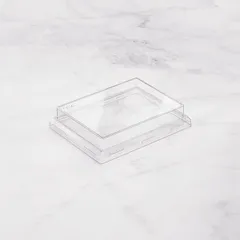 Крышка для бумажного контейнера OneClick 500 мл пластик ,H=2,L=12,B=16см прозр., изображение 2