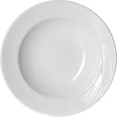 Тарелка для пасты «Спайро» для супа фарфор 394мл D=240,H=45мм белый