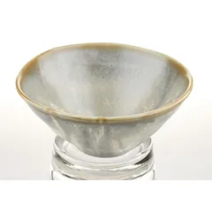 Salad bowl “Agave”  porcelain  0.7 l  D=170, H=75mm  matte, green.