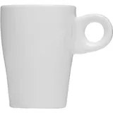 Чашка кофейная «Кунстверк» фарфор 80мл D=52,H=70,L=75мм белый