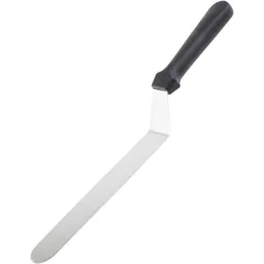 Pastry spatula  stainless steel, polyprop. , L=320/185, B=30mm  metallic, black