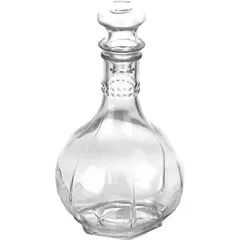 Графин «Карат» с пробкой стекло 0,5л ,H=19,8см прозр., изображение 2