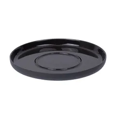 Блюдце «Вейв» фарфор D=14/8см черный, изображение 4