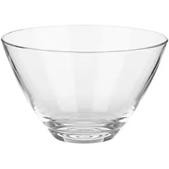 Salad bowl “Rialto” glass 3.5l D=25,H=15cm clear.