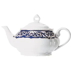 Teapot “Vostok Gold”  porcelain  0.5 l  D=65mm  blue, gold