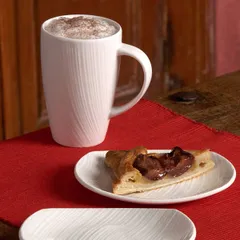 Кружка «Спайро» фарфор 340мл D=80,H=115,L=110мм белый, изображение 4