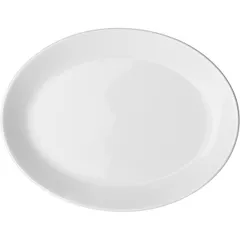 Блюдо «Симплисити» овальное фарфор ,H=20,L=280,B=215мм белый