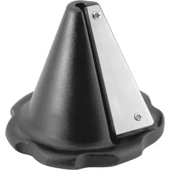 Нож для декор. нарезки овощей сталь,пластик D=97,H=85мм черный,металлич.