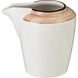 Молочник «Чино» фарфор 70мл ,H=68,L=74мм белый,бежев.