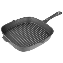 Grill pan “Amber Cast” cast iron ,H=4,L=25/42,B=25cm black