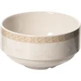 Чашка бульонная «Антуанетт» фарфор 300мл D=10,H=4см белый,олив.