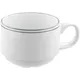 Чашка чайная «Лагуна» фарфор 170мл D=75,H=60мм белый,зелен., Объем по данным поставщика (мл): 170, изображение 2