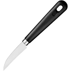 Knife for chestnut  steel, plastic , L=140/30, B=15mm  black, metal.