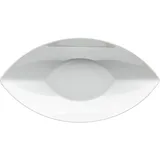 Блюдо «Акцент» овальное фарфор ,L=30,B=16см белый