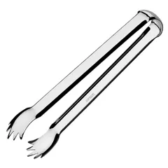 Ice tongs stainless steel ,H=20,L=123,B=40mm silver.