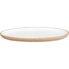 Блюдо «Грасп» овальное керамика ,H=23,L=290,B=180мм белый, Цвет: Белый, изображение 3