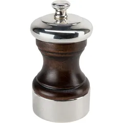 Мельница для перца «Пэлэс» металлический механизм бук,посеребрен. ,H=10см коричнев.