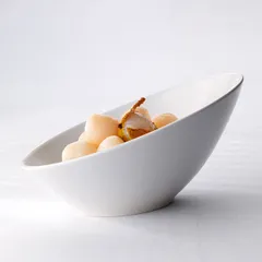 Салатник «Монако Вайт» фарфор 1л D=25,5,H=12см белый, изображение 3