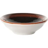 Соусник «Кото» фарфор 25мл D=7,H=2см черный,коричнев.