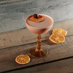 Шампанское-блюдце «Тики» стекло 250мл D=10,8,H=14,6см прозр.,амбер, изображение 3