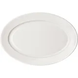 Блюдо «Принцип» овальное фарфор ,H=30,L=315,B=215мм белый
