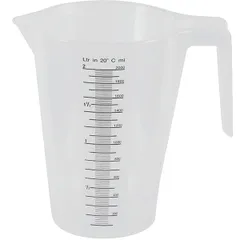 Стакан мерный с ручкой полипроп. 2л D=14,5,H=21см прозр.