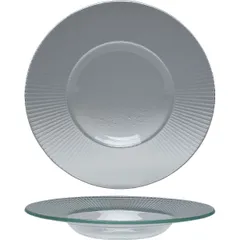 Тарелка для пасты «Виллоу» стекло D=28,5см прозр.